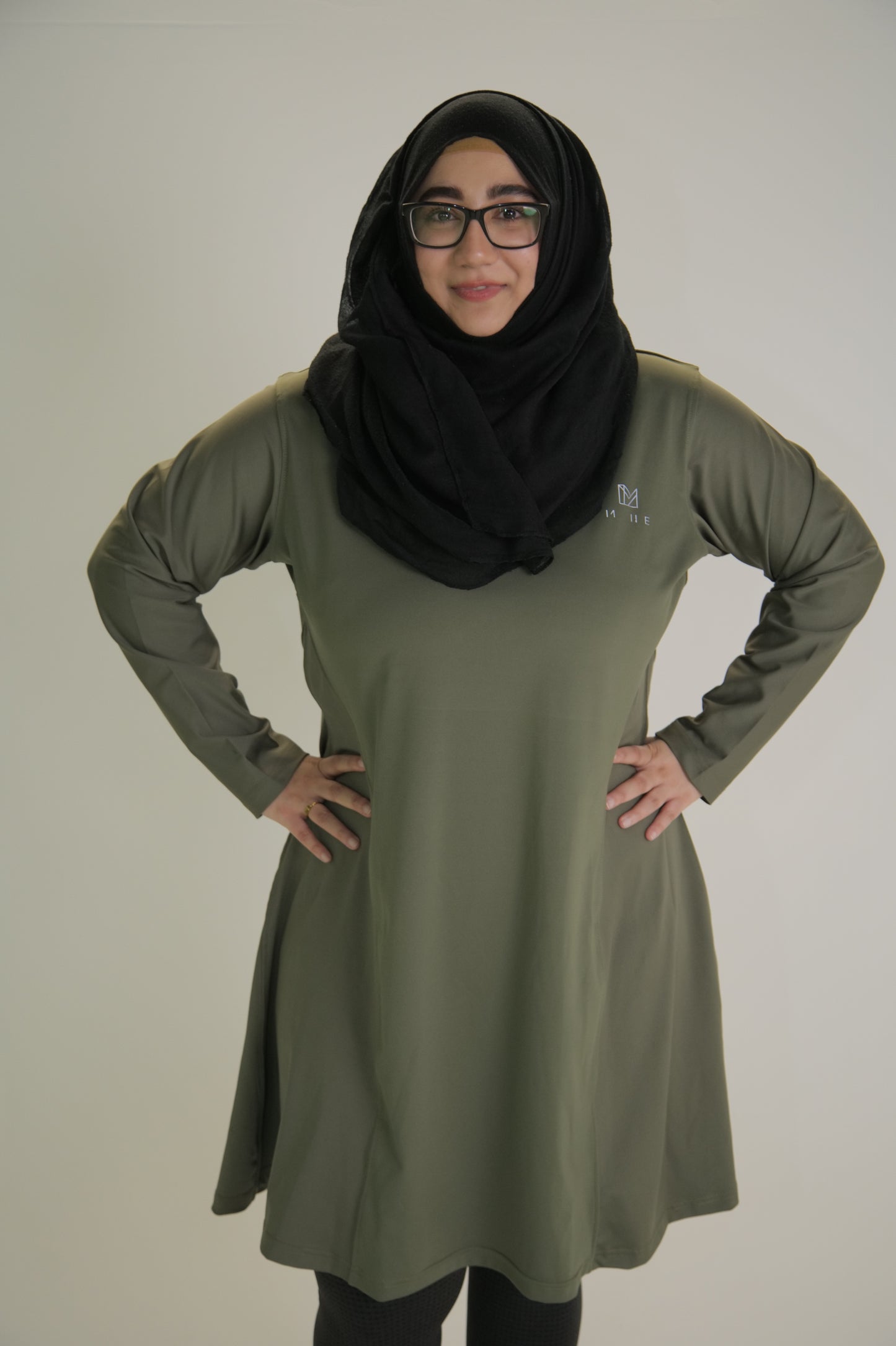 Saba X MINE - Curvy Girls Modest Activewear Top
